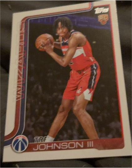 2025-26 Topps #206 Tre Johnson III — front
