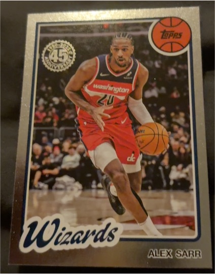 2025-26 Topps Basketball #80BK-23 Alex Sarr — front