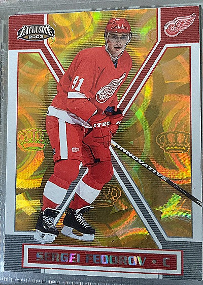 2002-03 Pacific Exclusive #62 Sergei Fedorov — front