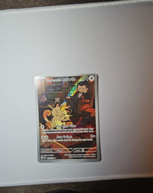 2025 Pokémon #203 Team Rocket's Meowth — front