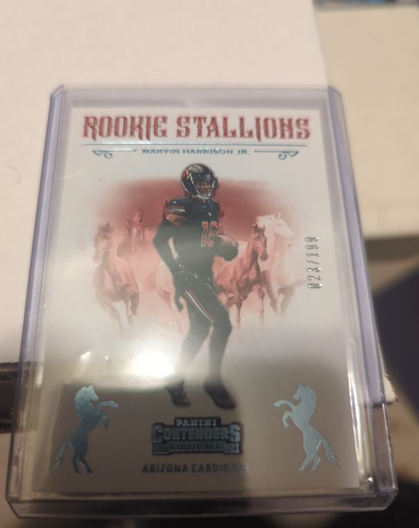 2024 Panini Contenders Rookie Stallions #5 Marvin Harrison Jr. — front