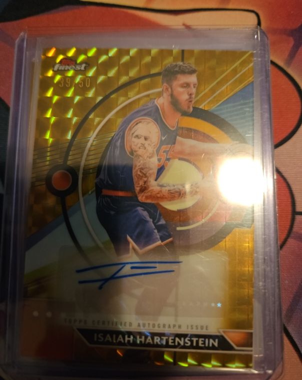 2023-24 Topps Finest #FA-IH Isaiah Hartenstein — front