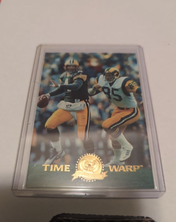 1996 Collector's Edge President's Reserve Time Warp #6 Brett Favre — front