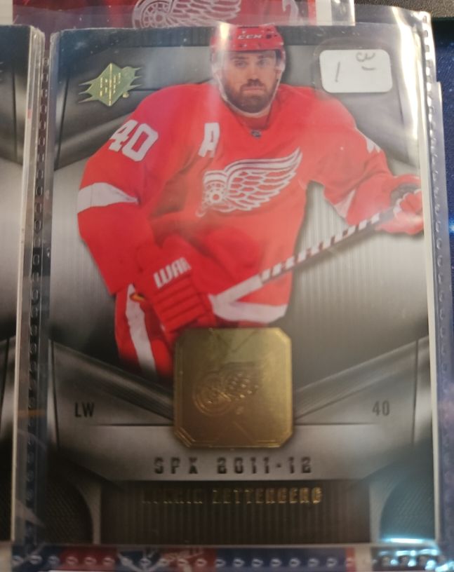 2011-12 Upper Deck SPx #40 Henrik Zetterberg — front