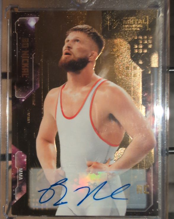 2024 SkyBox Metal Universe Champions #42 Bo Nickal — front