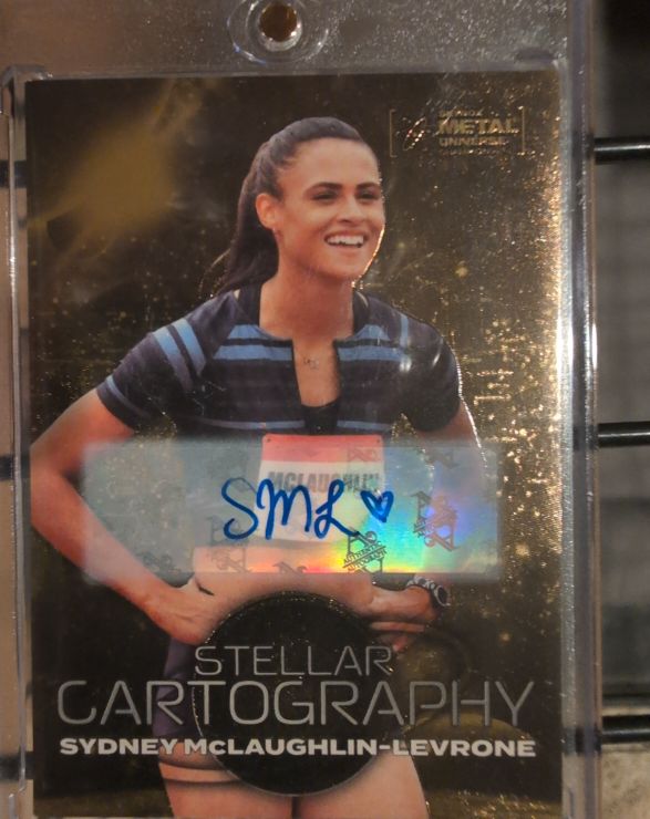 2024 Metal Universe Sydney McLaughlin-Levrone Stellar Cartography #57A — front