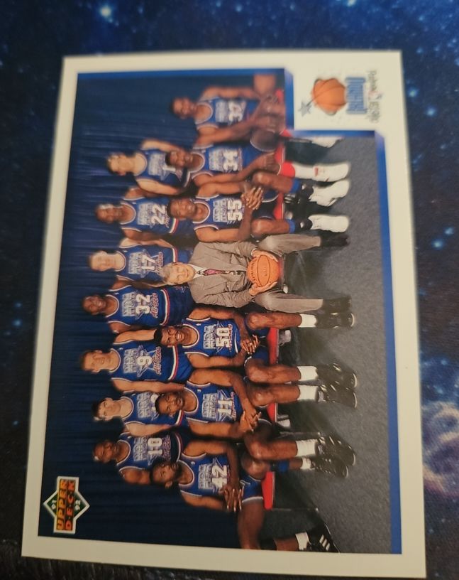 1991-92 Upper Deck #1 East All-Star Checklist — front