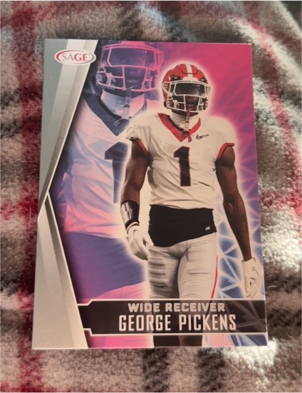2022 SAGE #154 George Pickens — front