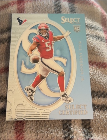2023 Panini Select #CRO-WAN Will Anderson Jr. Select Certified Rookie — front