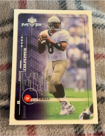 1999 Upper Deck MVP #204 Daunte Culpepper — front