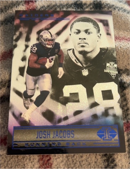 2021 Panini Illusions #27 Josh Jacobs — front