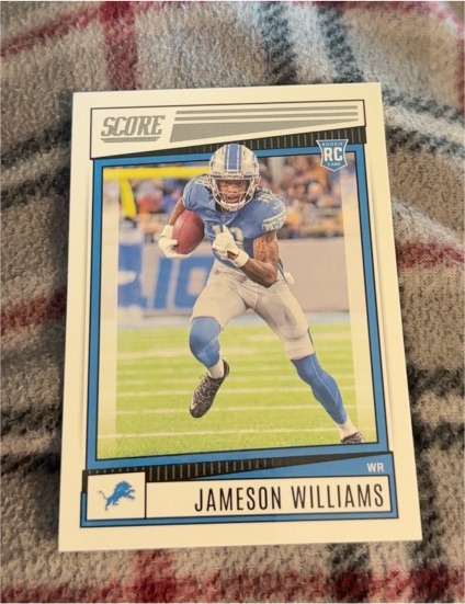 2022 Panini Score #377 Jameson Williams — front