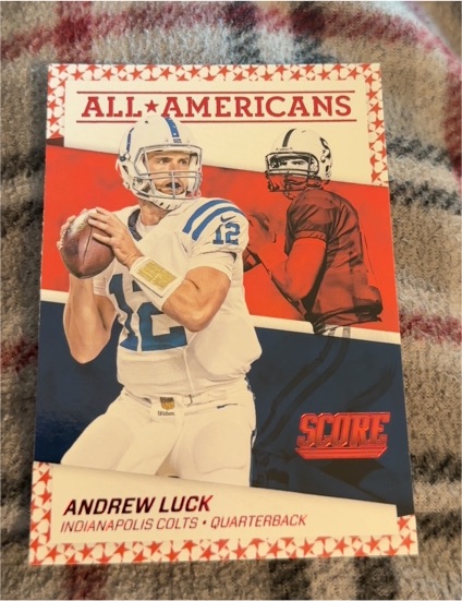 2016 Panini Score All-Americans Insert Red #16 Andrew Luck — front