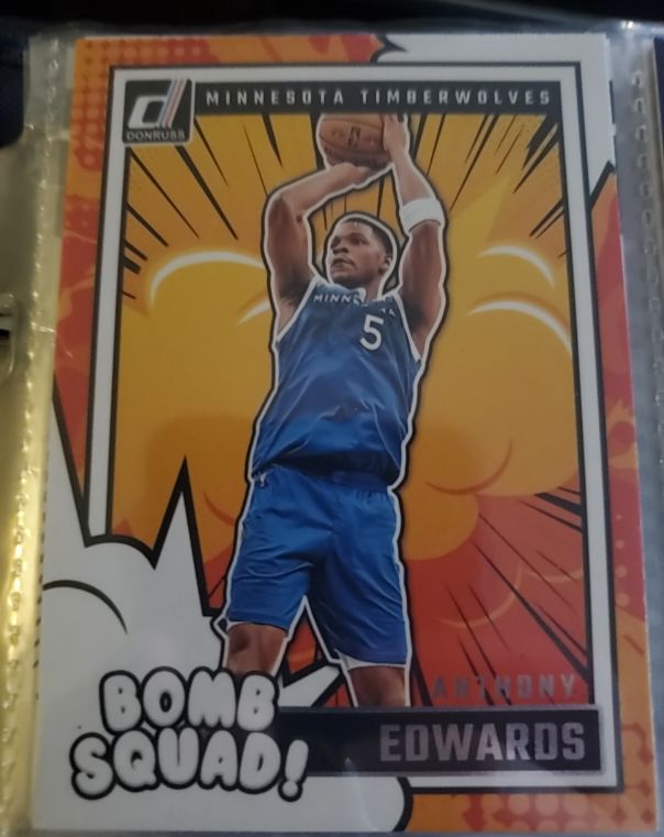 2024-25 Panini Donruss #13 Anthony Edwards Bomb Squad — front