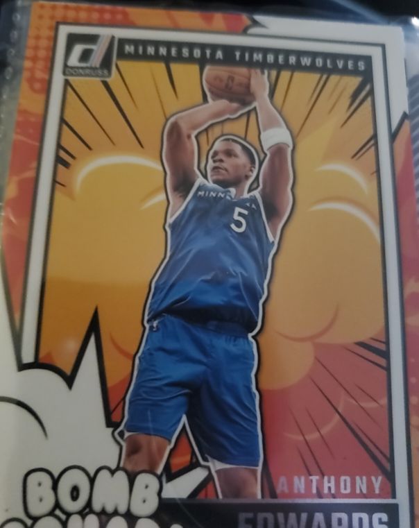 2024-25 Panini Donruss #13 Anthony Edwards Bomb Squad — front