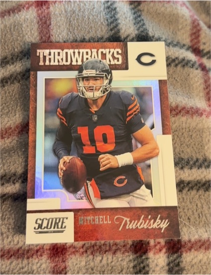 2019 Panini Score Throwbacks #T-5 Mitchell Trubisky — front