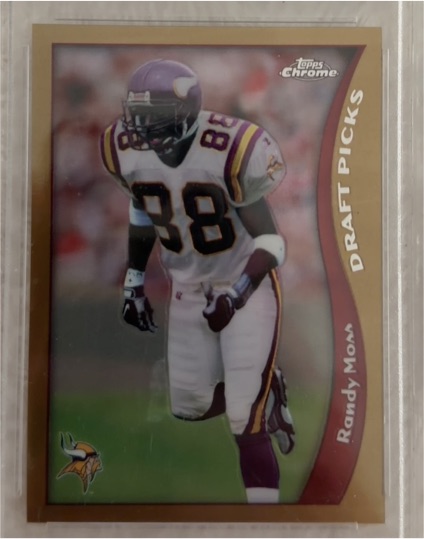 1998 Topps Chrome #35 Randy Moss — front