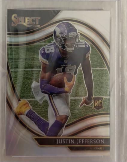 2020 Panini Select #361 Justin Jefferson — front