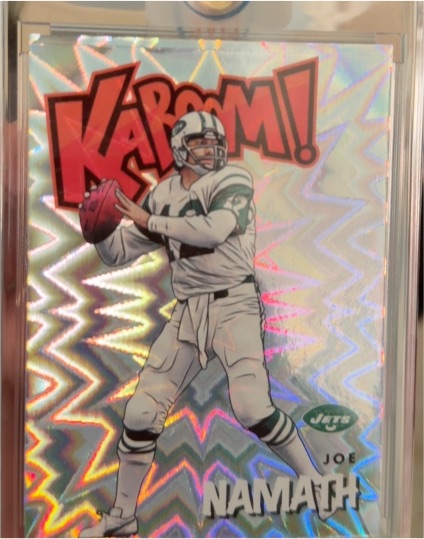 2021 Panini Absolute Kaboom #KJJ1 Joe Namath — front