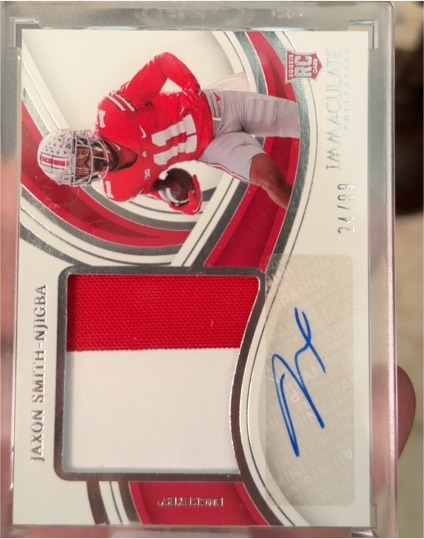 2023 Panini Immaculate Collegiate #24 Jaxon Smith-Njigba — front