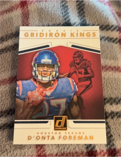 2017 Panini Donruss Rookie Gridiron Kings #12 D'Onta Foreman — front