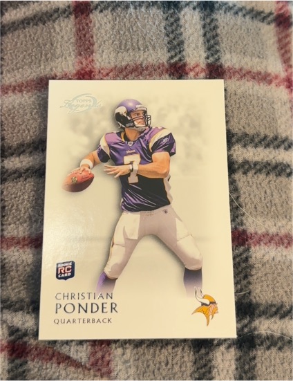 2011 Topps Legends #41 Christian Ponder — front