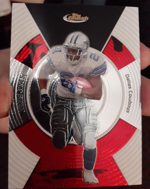 2005 Topps Finest Julius Jones — front
