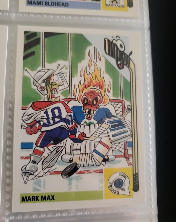 1992 Panini Action Hockey Freaks #Mark Max — front