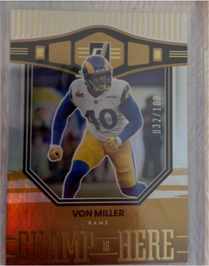 2022 Donruss Champ is Here #CIH-7 Von Miller — front