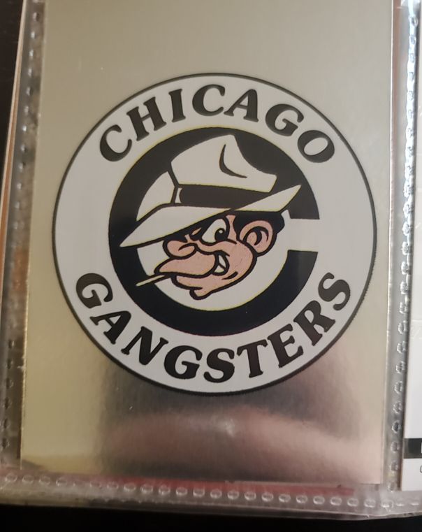 1992 Panini Hockey Freaks Stickers #SP3 Chicago Gangsters — front