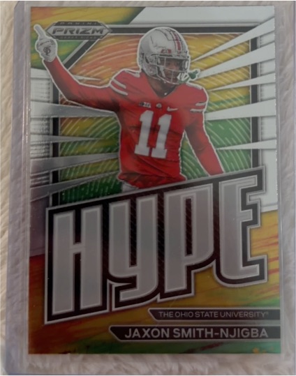 2023 Panini Prizm Draft Picks #HP-6 Jaxon Smith-Njigba Hype — front