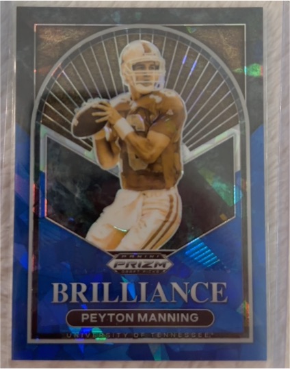 2023 Panini Prizm Draft Picks #BR-15 Peyton Manning Brilliance — front