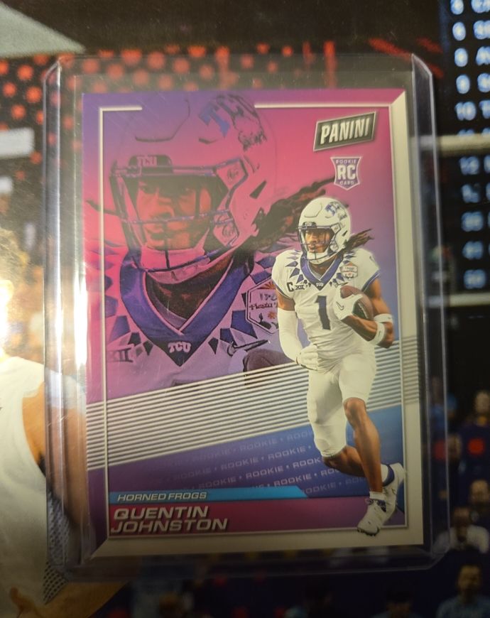 2023 Panini Player of the Day #RC7 Quentin Johnston — front