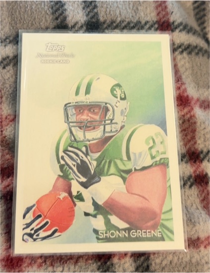 2009 Topps National Chicle #C58 Shonn Greene — front