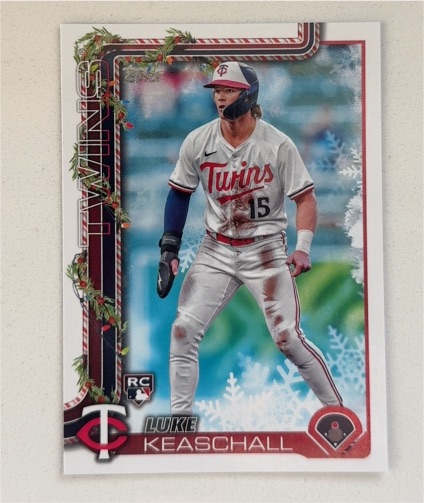 2025 Topps Holiday #H189 Luke Keaschall — front