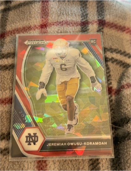 2021 Panini Prizm Draft Picks #147 Jeremiah Owusu-Koramoah — front