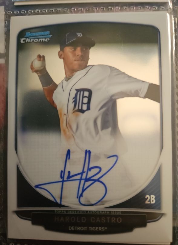 2013 Bowman Chrome #BCA-HC Harold Castro — front