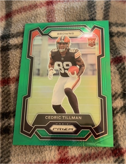 2023 Panini Prizm #321 Cedric Tillman — front