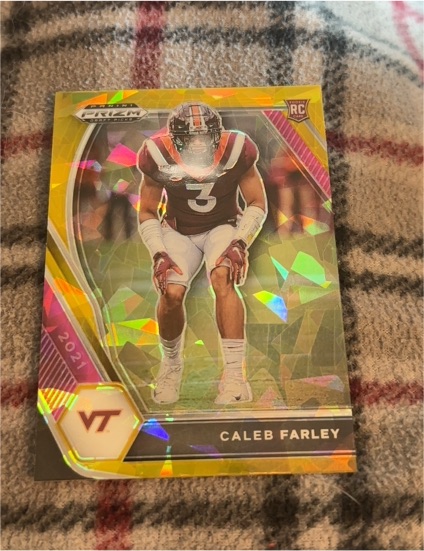2021 Panini Prizm Draft Picks #138 Caleb Farley Rookie — front