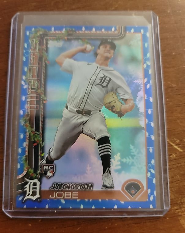 2025 Topps Holiday #H160 Jackson Jobe — front