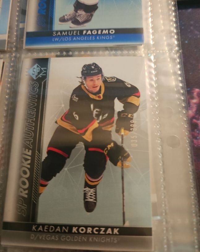 2022-23 Upper Deck SP Authentic #136 Kaedan Korczak — front