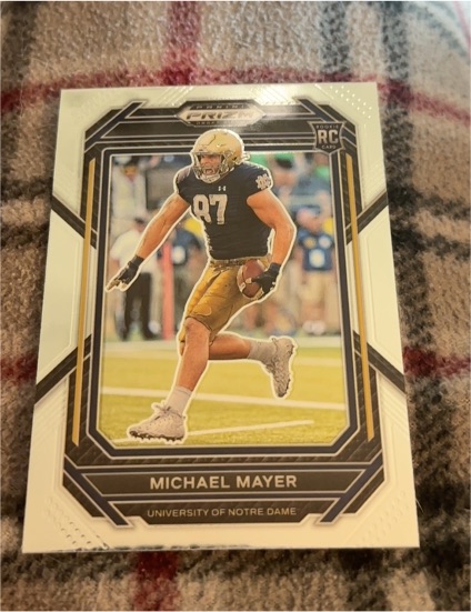 2023 Panini Prizm Draft Picks #155 Michael Mayer — front