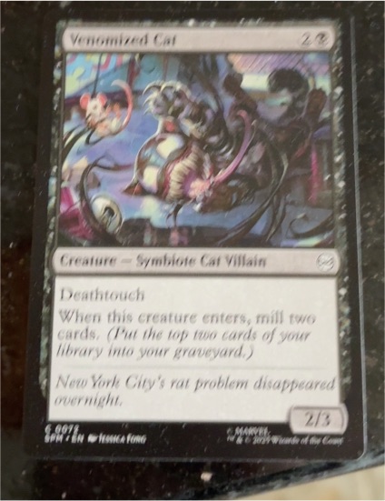 2025 Marvel's Spider-Man #72 Venomized Cat — front