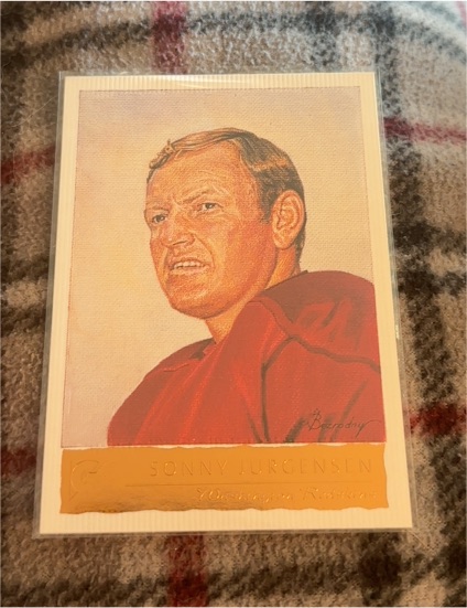 2001 Topps Gallery #143 Sonny Jurgensen — front