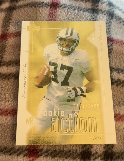 2000 Upper Deck Gold Reserve #199 Laveranues Coles Rookie — front
