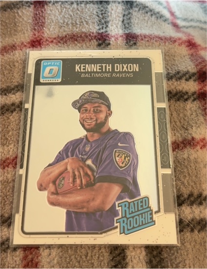 2016 Donruss Optic #180 Kenneth Dixon — front