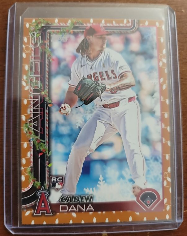 2025 Topps Holiday #H133 Caden Dana — front