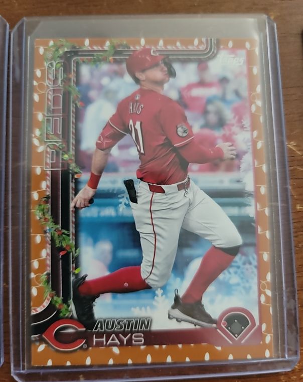 2023 Topps Holiday #H21 Austin Hays — front