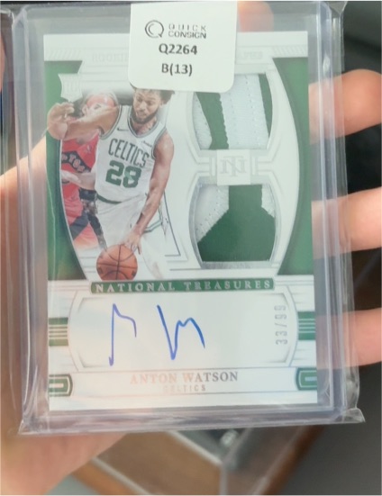 2024-25 Panini National Treasures #39 Anton Watson — front