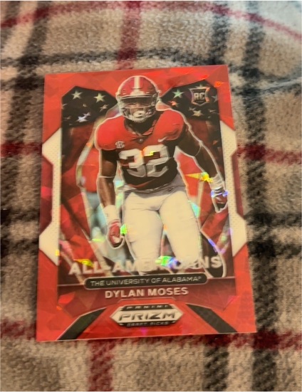 2021 Panini Prizm Draft Picks All-American #190 Dylan Moses — front